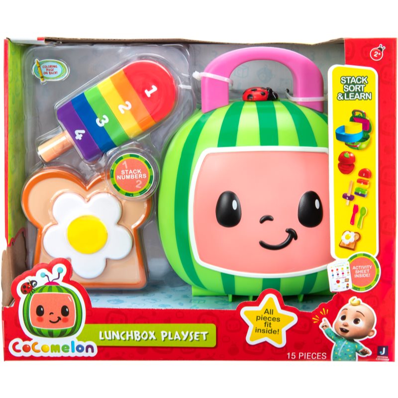 Jas Cocomelon Lunchbox Playset комплект играчки 2y+ 15 бр. на ниска цена