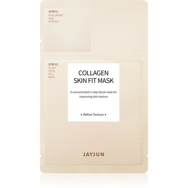 Jayjun Collagen Skin Fit подхранваща и ревитализираща маска за лице за уморена кожа 1 бр.