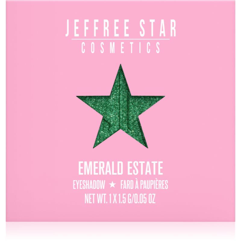 Jeffree Star Cosmetics Artistry Single Eyeshadow сенки за очи цвят Emerald Estate 1