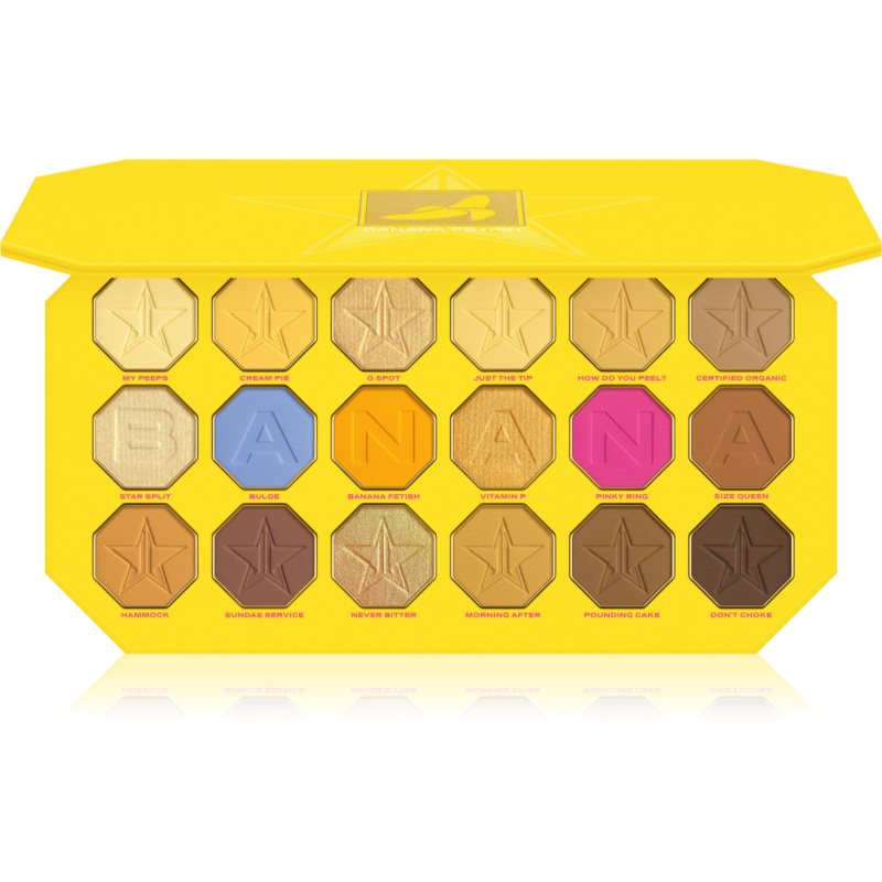 Jeffree Star Cosmetics Banana Fetish Artistry Palette палитра сенки за очи 18x1