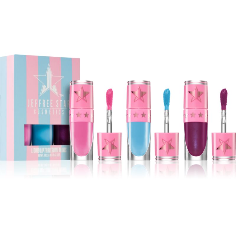 Jeffree Star Cosmetics Cotton Candy Mini Liquid Lip Threesome комплект течно червило