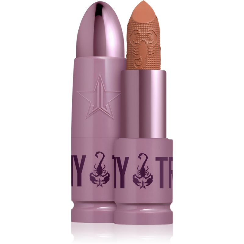 Jeffree Star Cosmetics Scorpio Shiny Trap Lipstick високо пигментирано кремообразно червило цвят Pomeranian Kiss 3 гр.