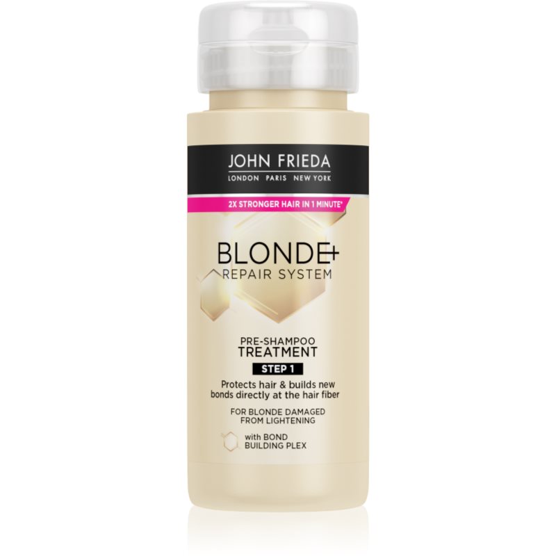 John Frieda Blonde+Repair грижа за използване преди нанасянето на шампоан за руса коса 100 мл. на ниска цена