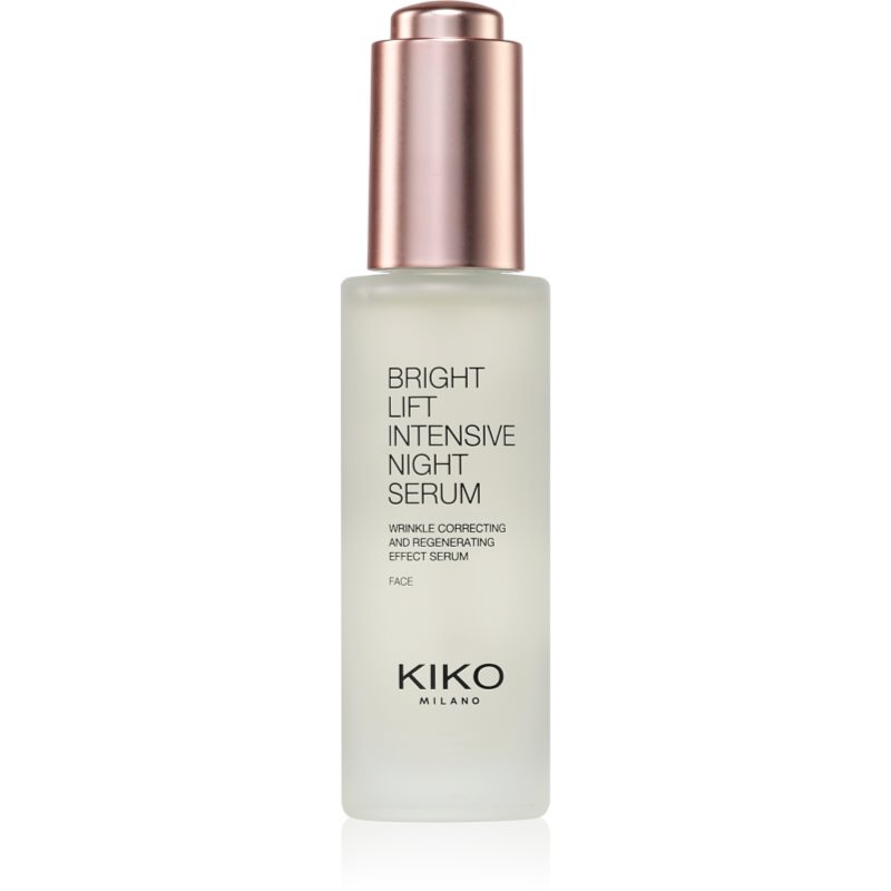 KIKO Milano Bright Lift Intensive нощен серум против бръчки с регенериращ ефект 30 мл.