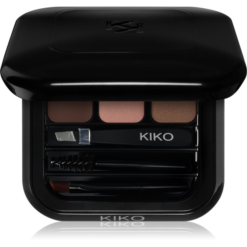 KIKO Milano Eyebrow Expert сет за перфектни вежди цвят 02 Brown 2.4 гр.