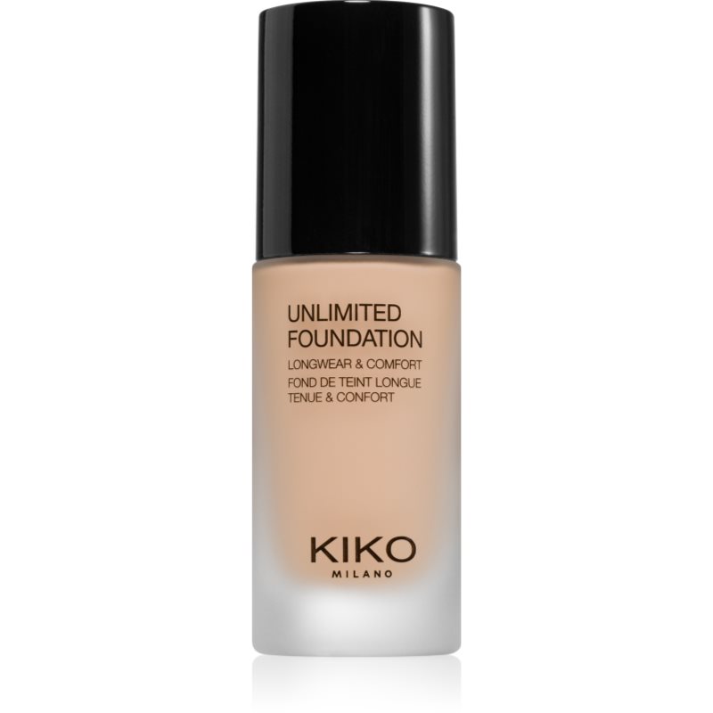 KIKO Milano Unlimited Foundation дълготраен течен фон дьо тен с матиращ ефект цвят 02 Neutral 30 мл.