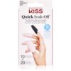 KISS Quick Soak-Off Remover Caps комплект за нокти 30 бр.
