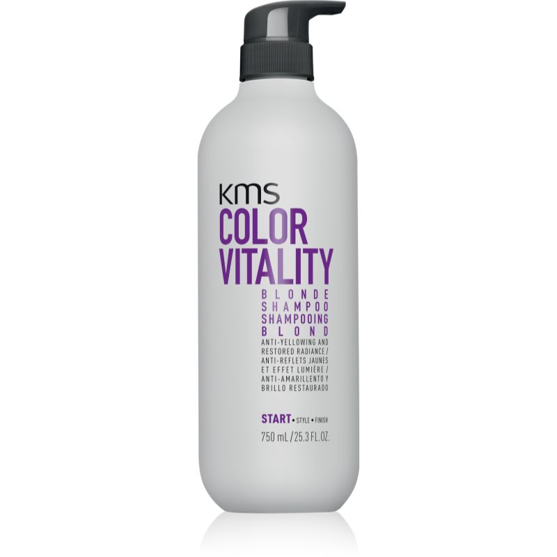 KMS Color Vitality Blonde Shampoo хидратиращ шампоан за руса коса 750 мл.