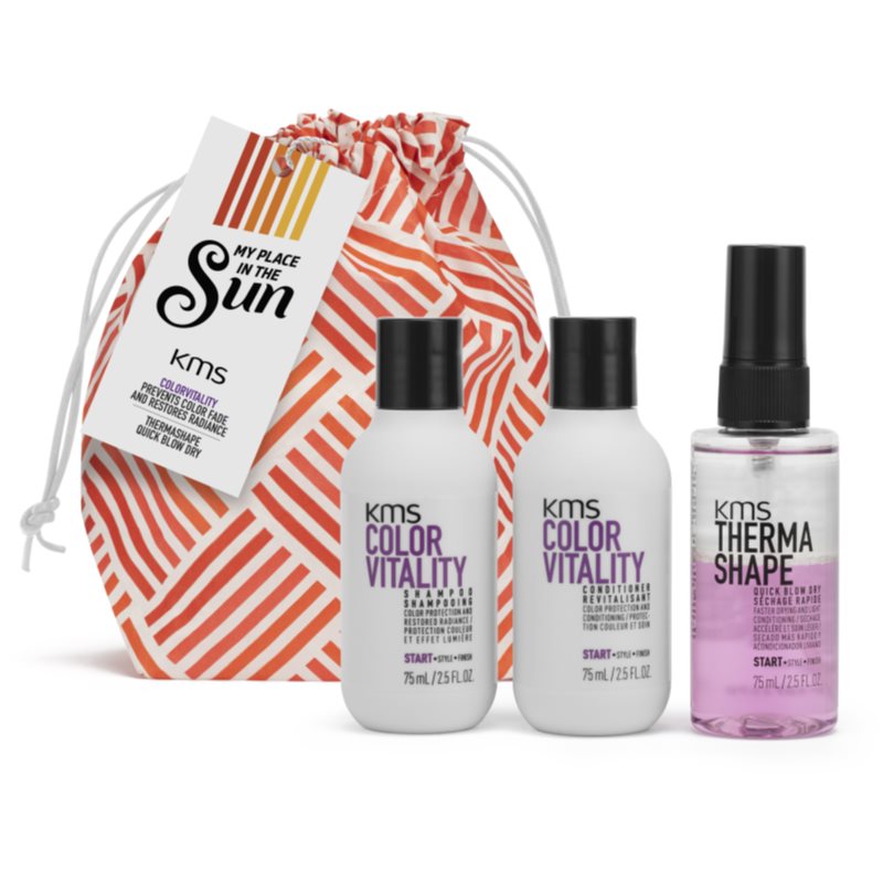KMS Color Vitality Travel Pack комплект за пътуване за топлинно третиране на косата