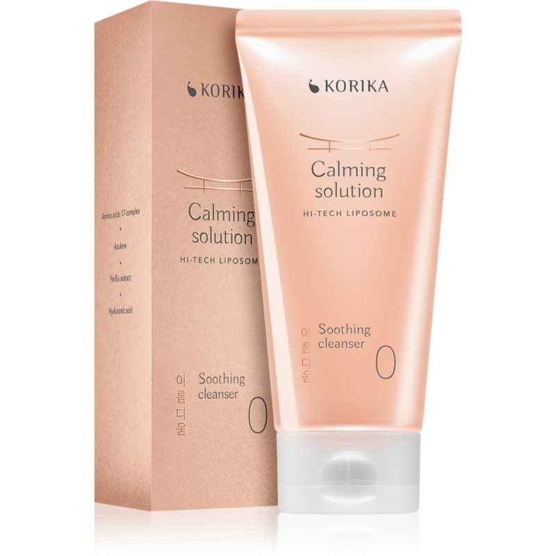 KORIKA HI-TECH LIPOSOME Calming solution Soothing cleanser успокояващ почистващ крем 150 мл.