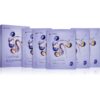 KORIKA SuperFruits Blueberry - Set of 5 Detoxifying Face Sheet Masks комплект маски за лице на намалена цена с детокс ефект Blueberry