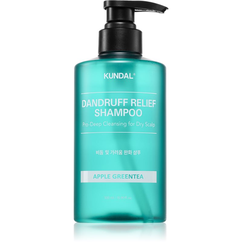 KUNDAL Dandruff Relief Shampoo Apple Green Tea шампоан против пърхот и сърбеж за суха кожа 500 мл.