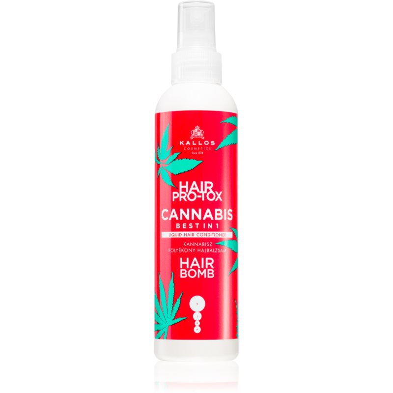 Kallos Hair Pro-Tox Cannabis балсам в спрей без отмиване с конопено масло 200 мл.