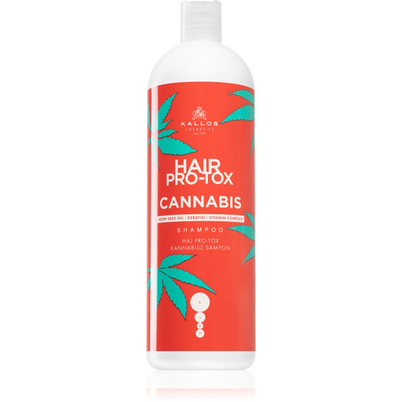 Kallos Hair Pro-Tox Cannabis регенериращ шампоан  с конопено масло 1000 мл.