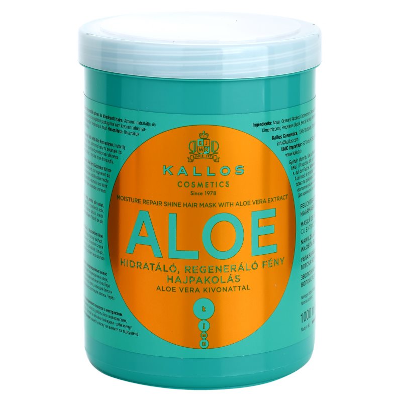 Kallos KJMN Professional Aloe хидратираща маска с алое вера 1000 мл. на ниска цена