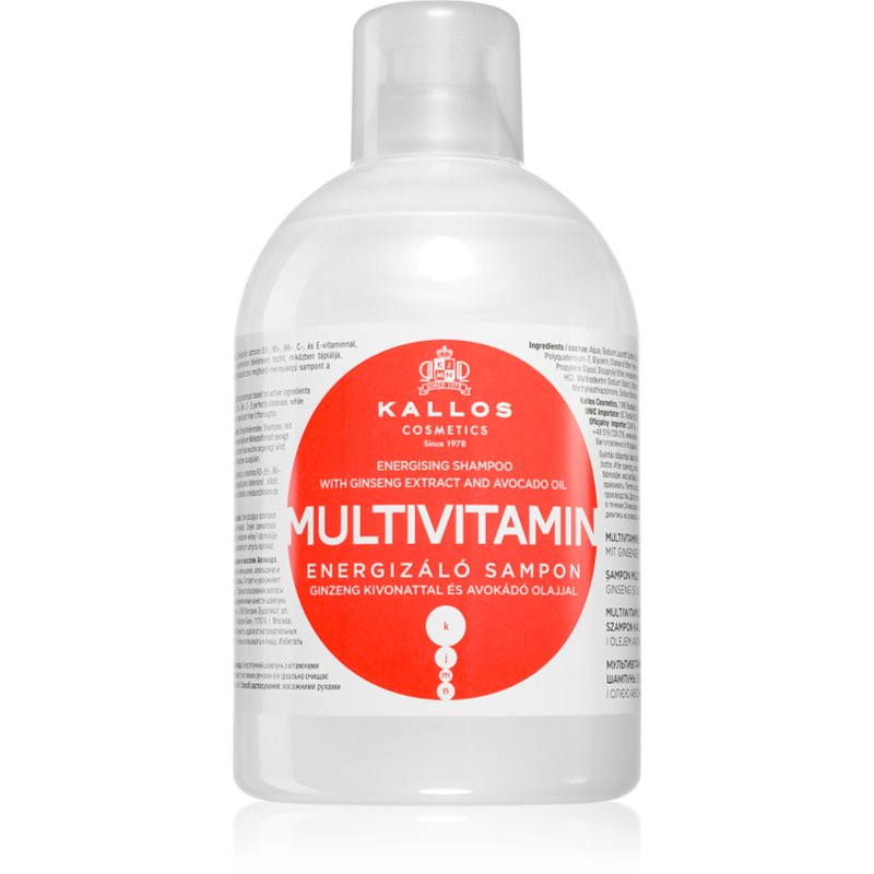 Kallos KJMN Professional Multivitamin енергизиращ шампоан 1000 мл.