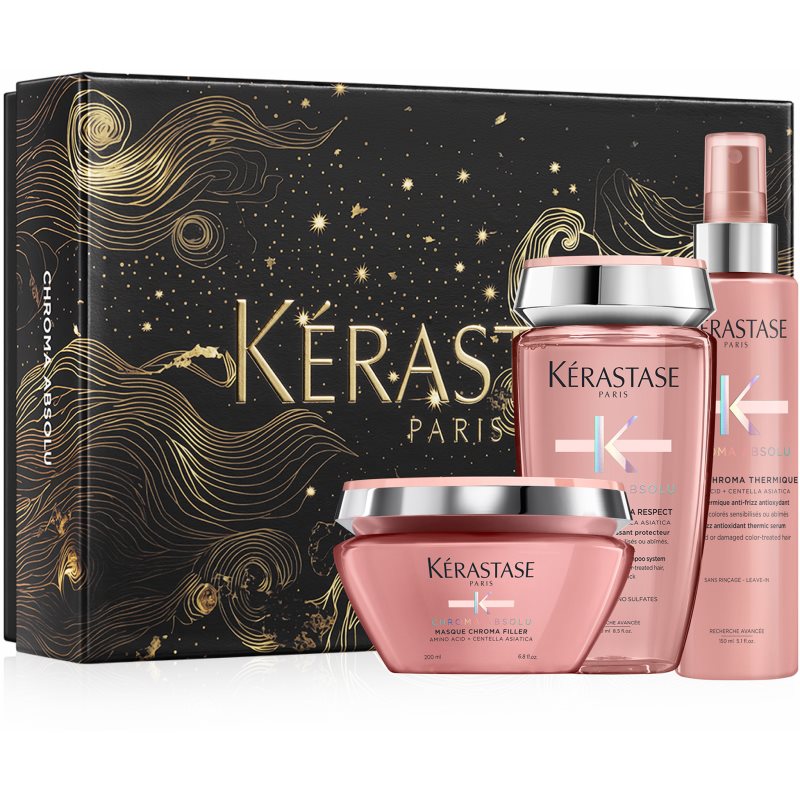 Kérastase Chroma Absolu подаръчна опаковка за боядисана коса на ниска цена