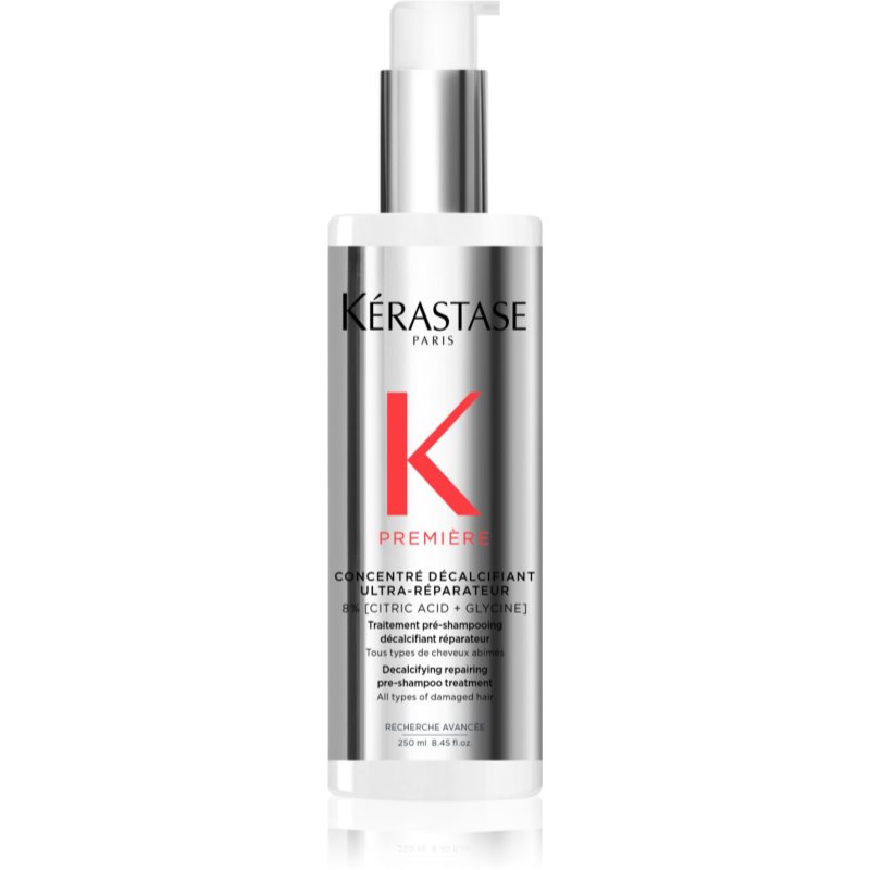 Kérastase Première Concentré Décalcifiant Ultra-Réparateur грижа за използване преди нанасянето на шампоан за увредена коса 250 мл.