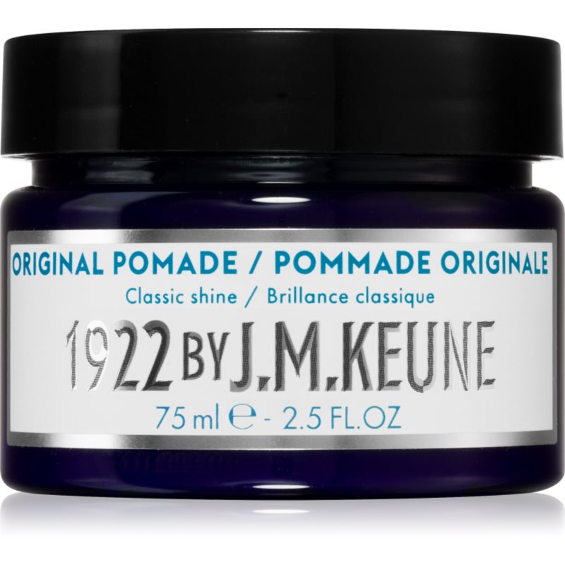 Keune 1922 Original Pomade помада за коса за естествена фиксация и блясък на косата 75 мл.
