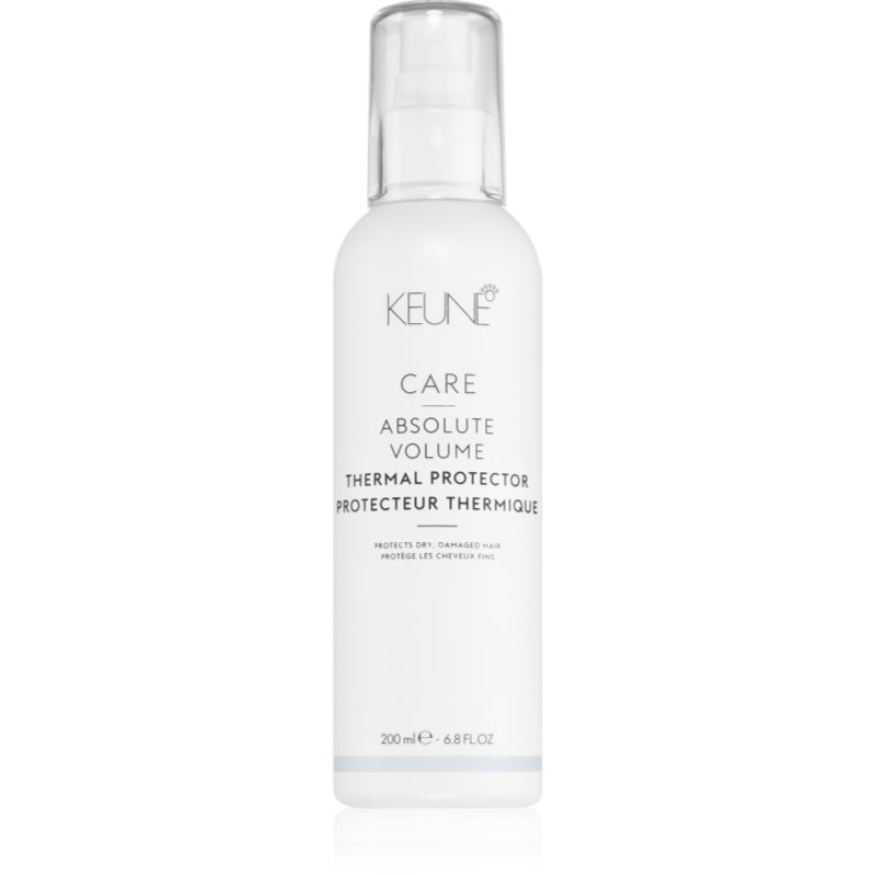 Keune Care Absolute Volume Thermal Protector термозащитен спрей за оформяне с преса и маша 200 мл.