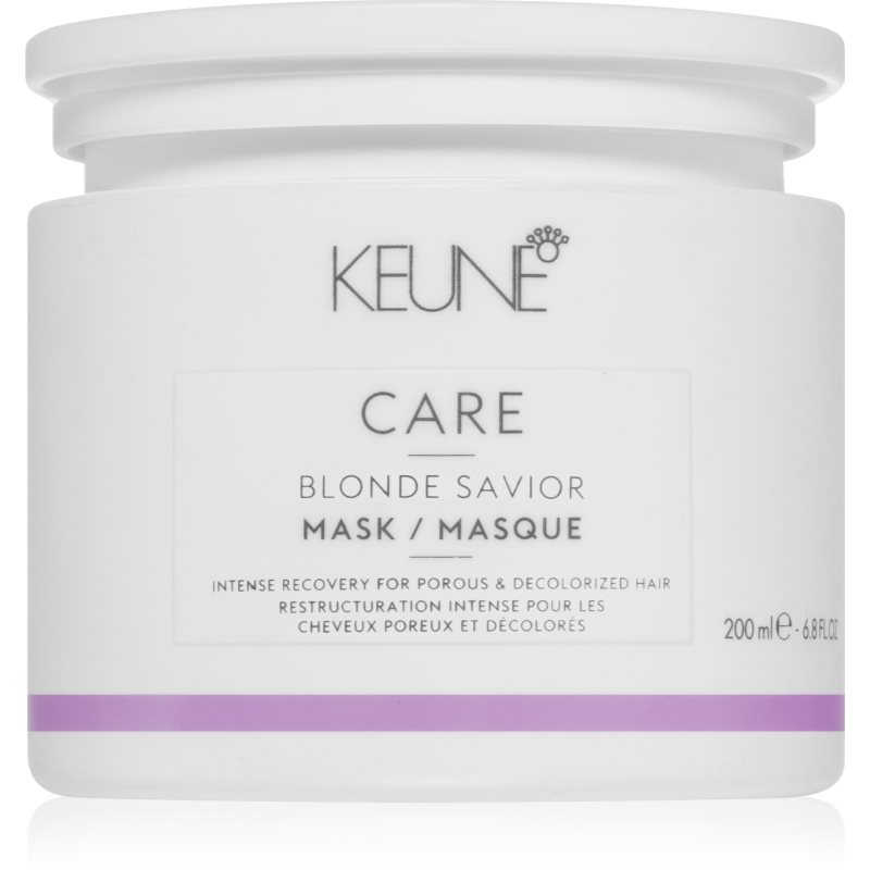 Keune Care Blonde Savior Mask хидратираща маска за изрусена коса 200 мл.