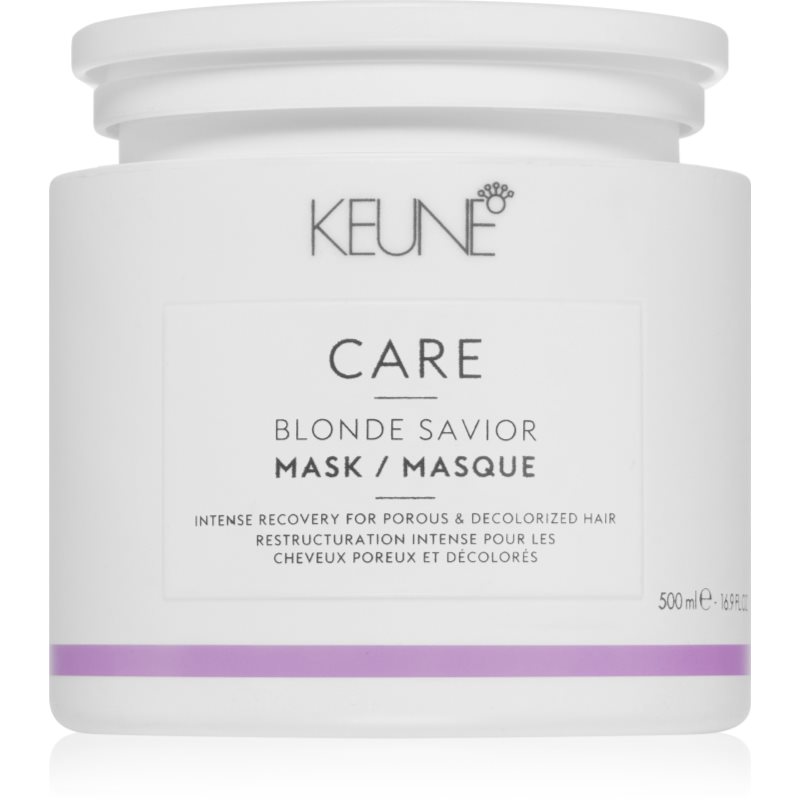 Keune Care Blonde Savior Mask хидратираща маска за изрусена коса 500 мл.
