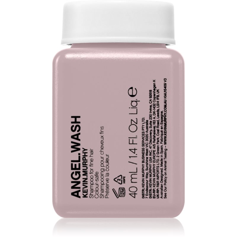 Kevin Murphy Angel Wash успокояващ и регенериращ шампоан за фина боядисана коса 40 мл.