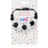 KidPro Silicone Necklace гердан-дъвкалка Black & White 1 бр.