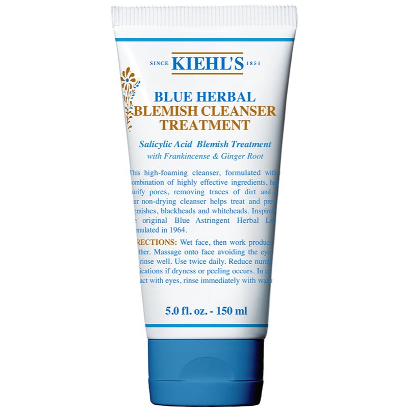 Kiehl's Blue Herbal Gel Cleanser почистващ гел за проблемна кожа за жени 150 мл.
