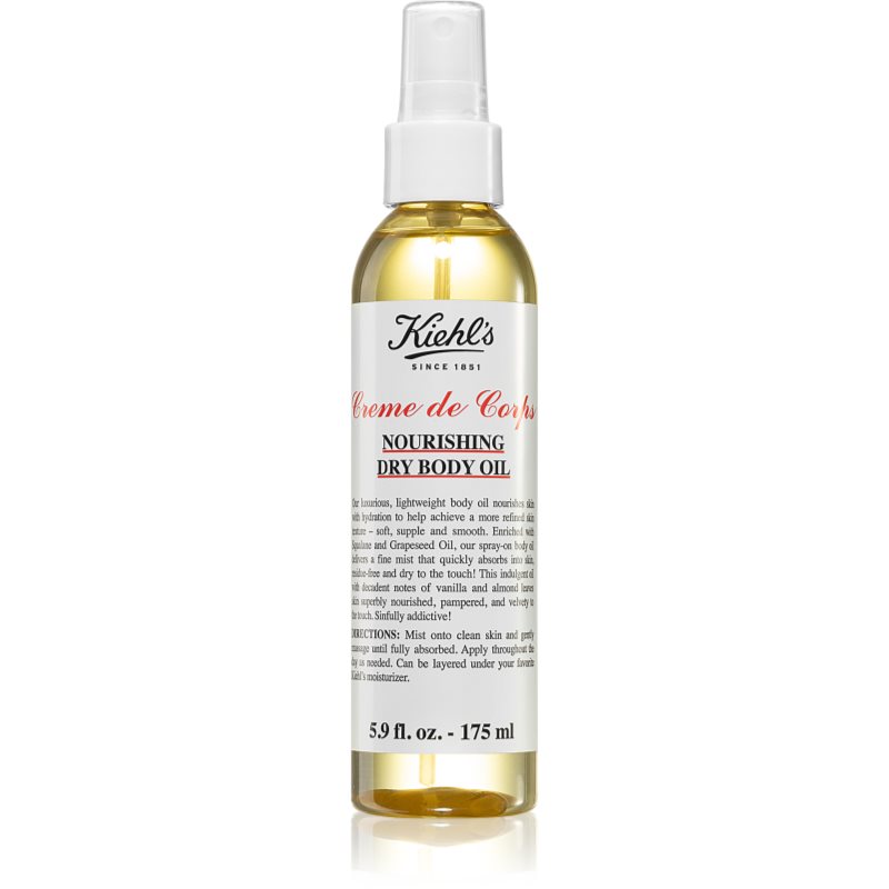 Kiehl's Creme de Corps Nourishing Dry Body Oil подхранващо сухо олио за тяло 175 мл.