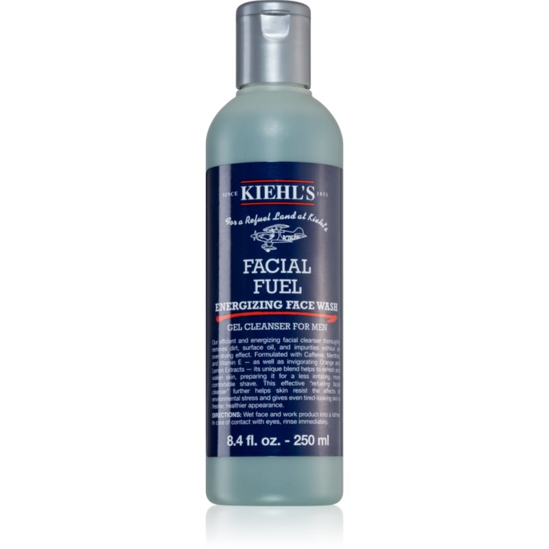 Kiehl's Men Facial Fuel почистващ гел за лице за мъже 250 мл.