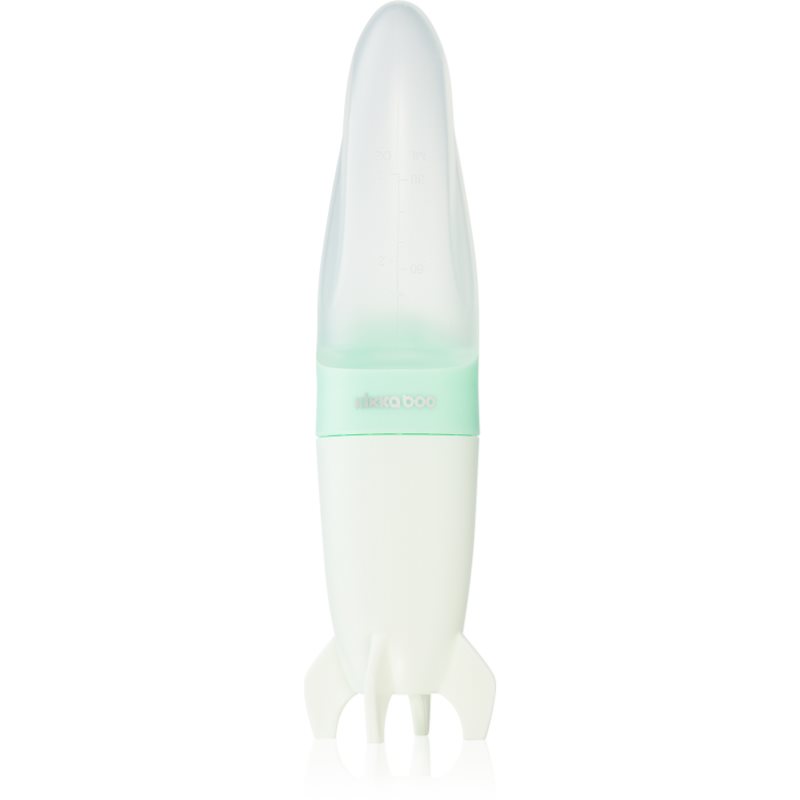 Kikkaboo Rocket шише с лъжичка 4 m+ Mint 90 мл.