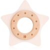 Kikkaboo Silicone and Wood Teether Star гризалка Pink 1 бр.