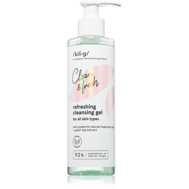Kilig Clean & Fresh Refreshing почистващ гел за лице 250 мл.