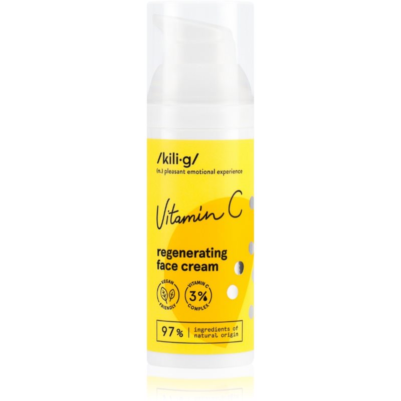 Kilig Vitamin C регенериращ крем с хиалуронова киселина 50 мл.