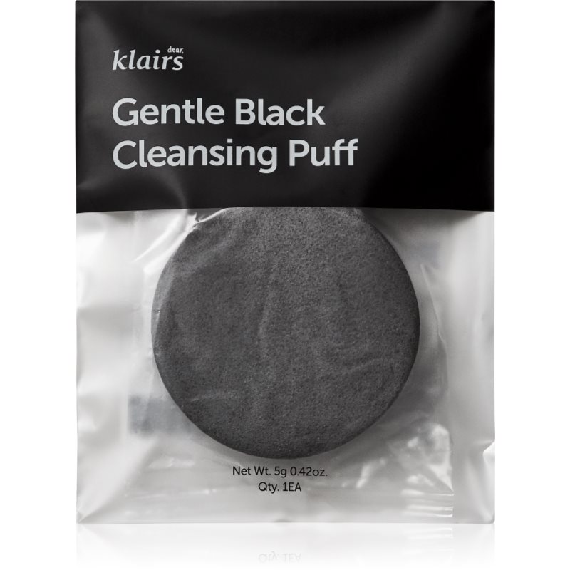 Klairs Gentle Black Cleansing Puff почистваща гъбичка за лице 1 бр.