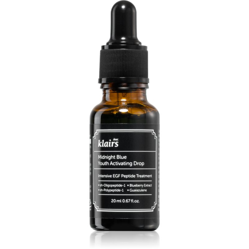 Klairs Midnight Blue Youth Activating Drop активиращ серум за подмладяване на кожата на лицето 20 мл.