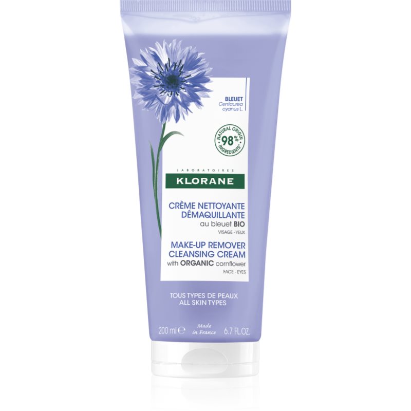Klorane Cornflower Make-up remover почистващо и отстраняващо грим мляко 200 мл.
