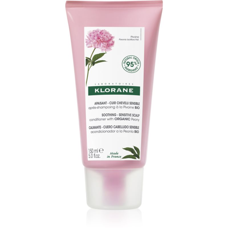 Klorane Peony балсам за коса за чувствителна кожа на скалпа 150 мл.