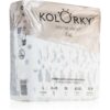 Kolorky Deluxe Velvet Dots еднократни ЕКО пелени размер L 8-13 kg 19 бр.