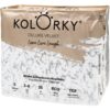 Kolorky Deluxe Velvet Love Live Laugh еднократни ЕКО пелени размер S 3-6 Kg 25 бр.