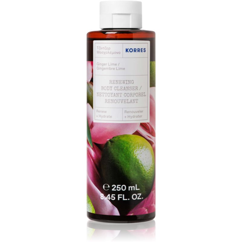 Korres Ginger Lime хидратиращ душ гел 250 мл. на ниска цена