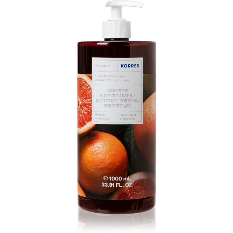 Korres Grapefruit освежаващ душ гел 1000 мл.
