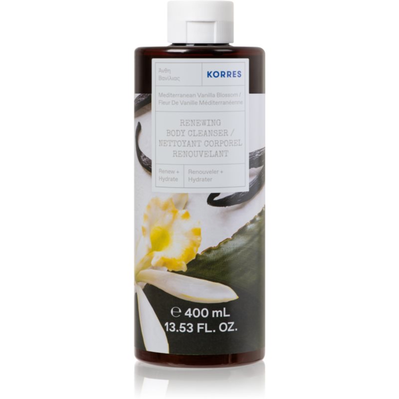 Korres Mediterranean Vanilla Blossom енергизиращ душ-гел 400 мл.
