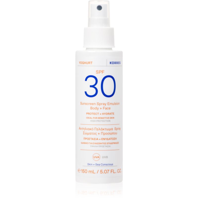 Korres Yoghurt мляко за загар в спрей SPF 30 150 мл. на ниска цена