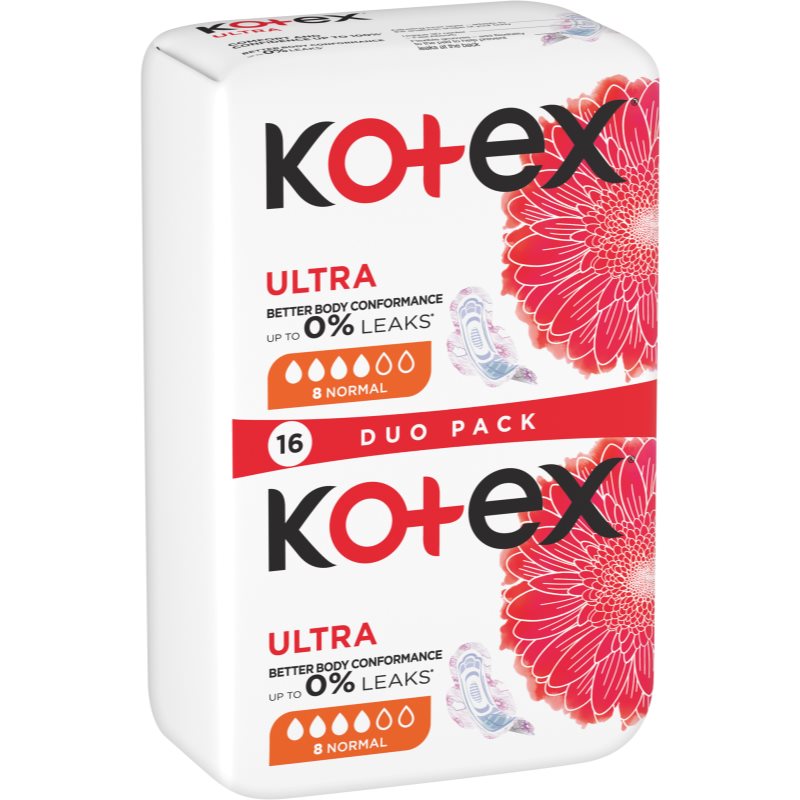 Kotex Ultra Comfort Normal санитарни кърпи 16 бр. на ниска цена