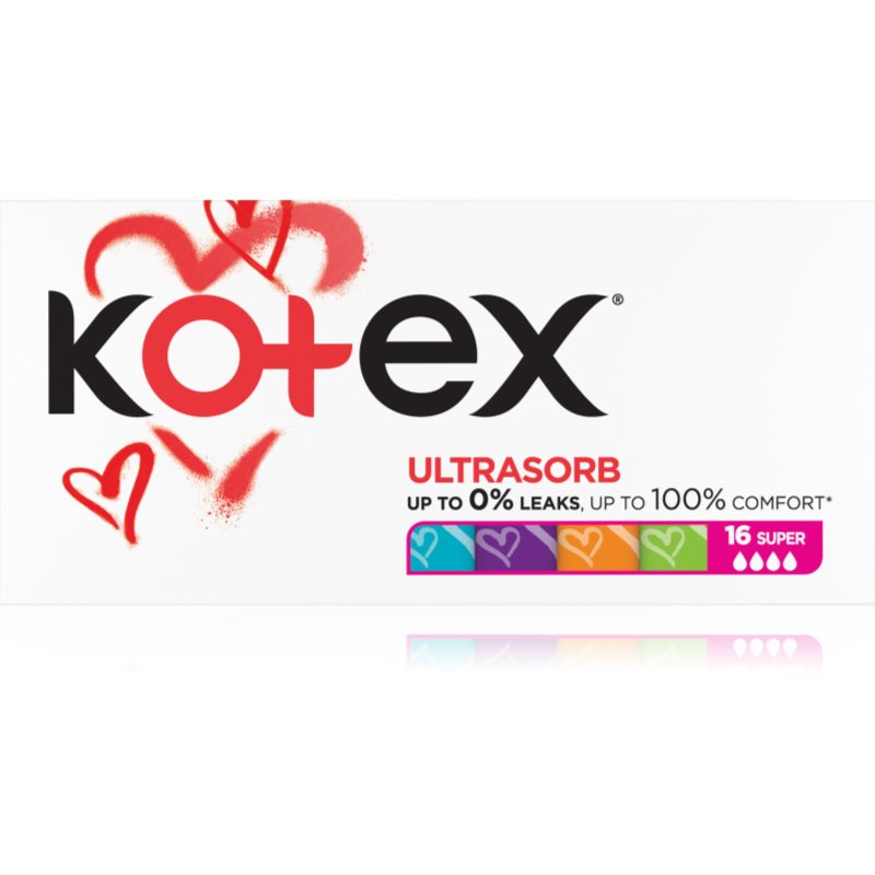 Kotex Ultra Sorb Super тампони 16 бр. на ниска цена