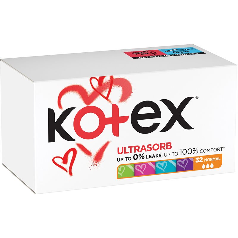 Kotex UltraSorb Normal тампони 32 бр. на ниска цена