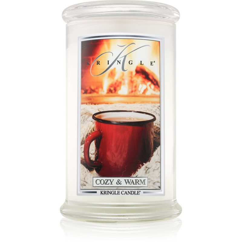Kringle Candle Cozy & Warm ароматна свещ 624 гр.