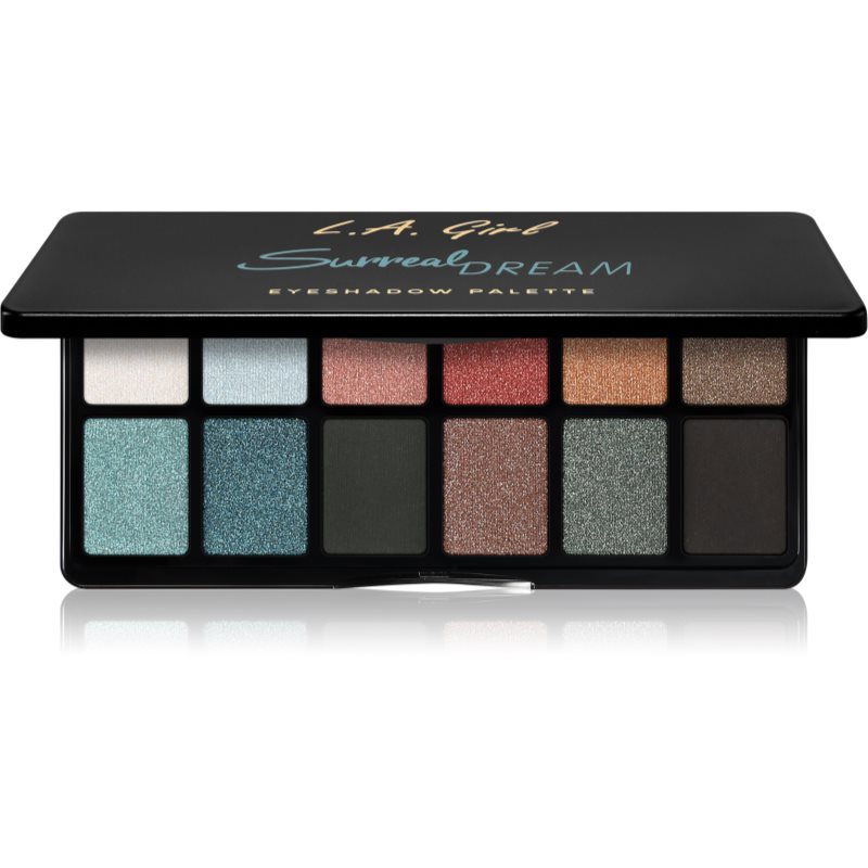 L.A. Girl Cosmetics Fanatic палитра сенки за очи цвят Surreal Dream 12x1 гр.